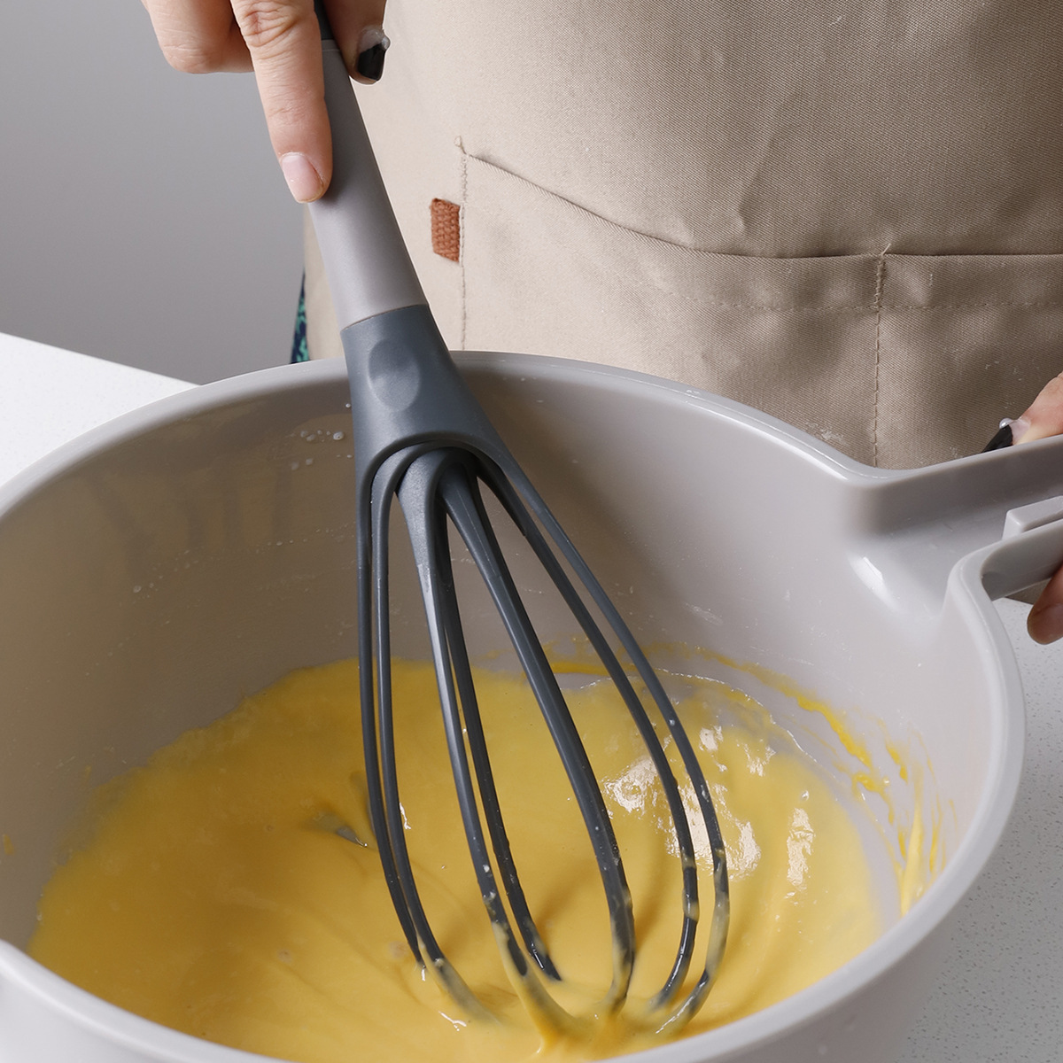 Kitchen Appliances Restaurant - 1pcs Egg Beater Rotated Egg Mixer