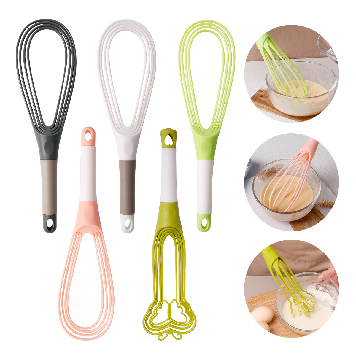 1pcs Egg Beater Rotated Egg Mi - Kitchen Appliances Restaurant 评论和价格