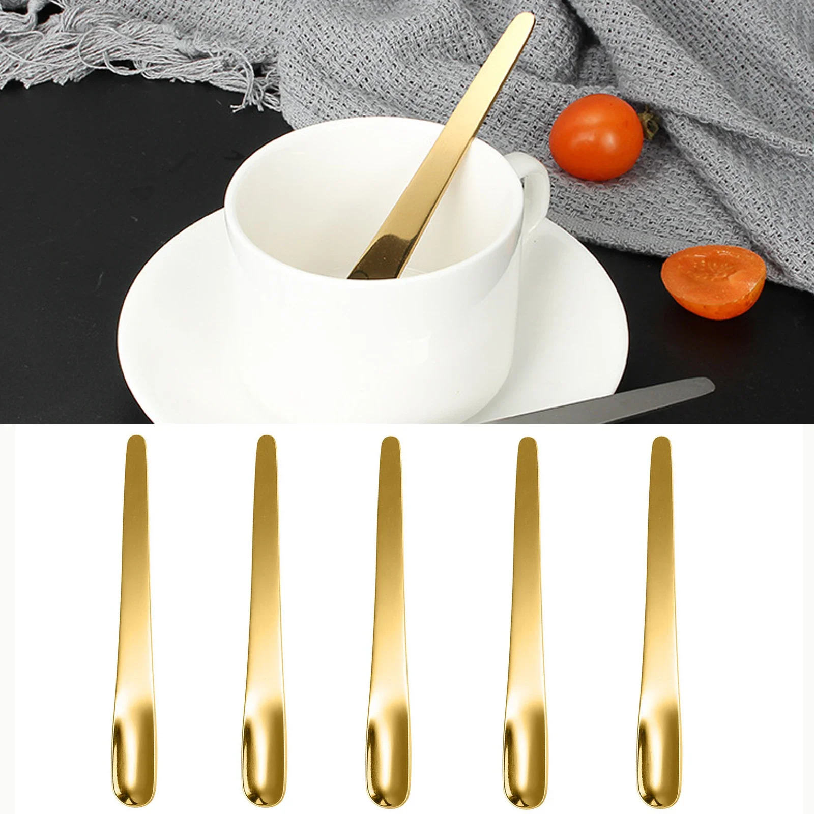 5PCS Coffee Spoon Stainless St - Kitchen Appliances Restaurant 评论和价格