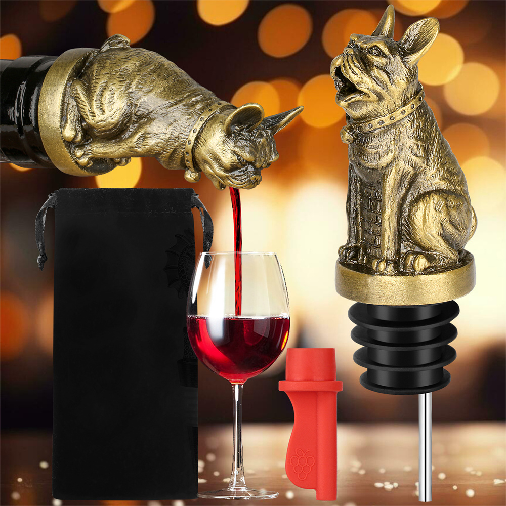 Cute French Bulldog Wine Pouer - Kitchen Appliances On Sale 评论和价格