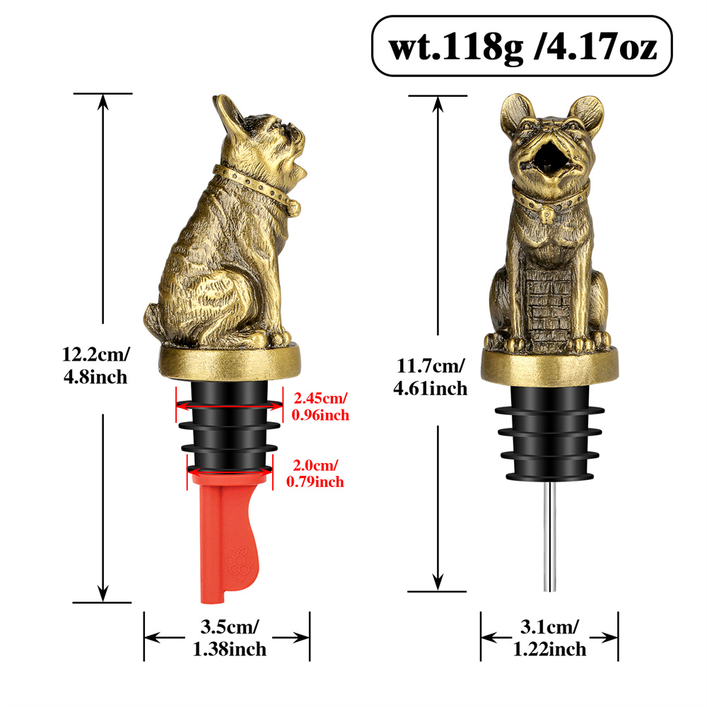 Cute French Bulldog Wine Pouer - Kitchen Appliances On Sale 评论和价格