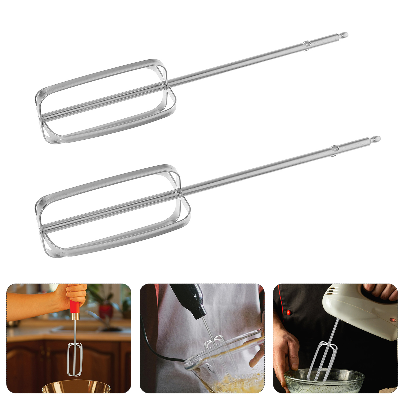 2 Pcs Stainless Steel Hand Mix - Kitchen Appliances Restaurant 评论和价格