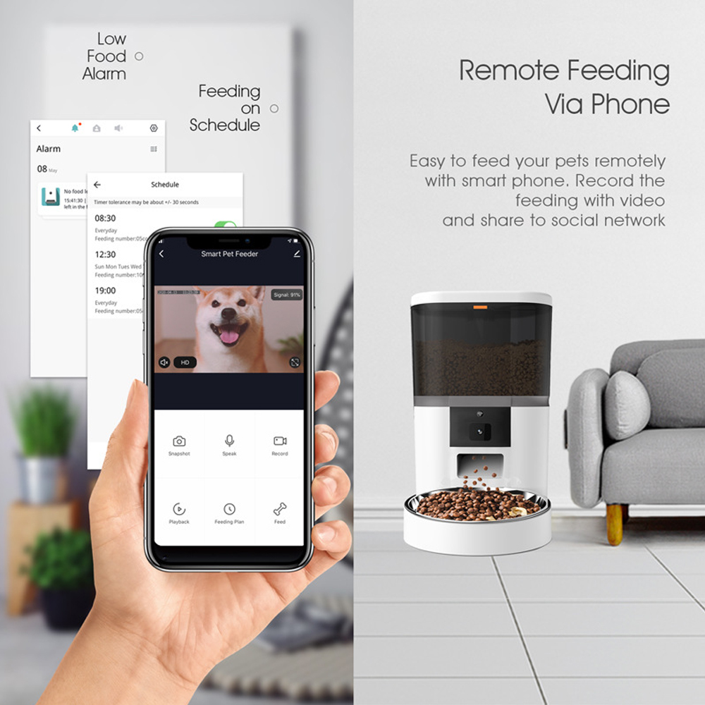4L Large Capacity Smart Pet Fe - Kitchen Appliances Video 评论和价格