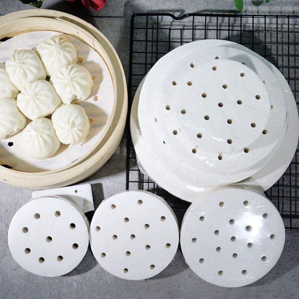 100Pcs Steamed Paper Steamed B - Kitchen Appliances Restaurant 评论和价格